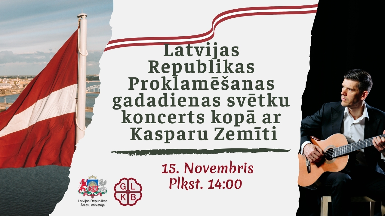 Latvijas Republikas Proklamēšanas gadadienas svētki – Kaspara Zemīša koncerts