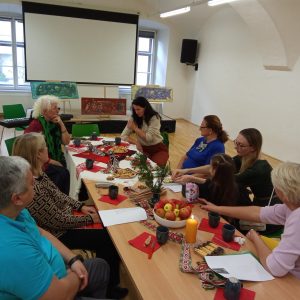 Enkaustikas meistarklase "Senču godināšana Dievainēs"